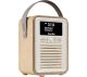 VQ Retro Mini Portable DABﱓ Bluetooth Radio - Oak