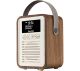 VQ Retro Mini Portable DABﱓ Bluetooth Radio - Walnut