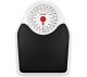 SALTER Doctor Style 145 BKDR Bathroom Scales - Black & White, White,Black